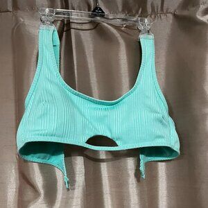 Bright Teal Bathing Suit Top